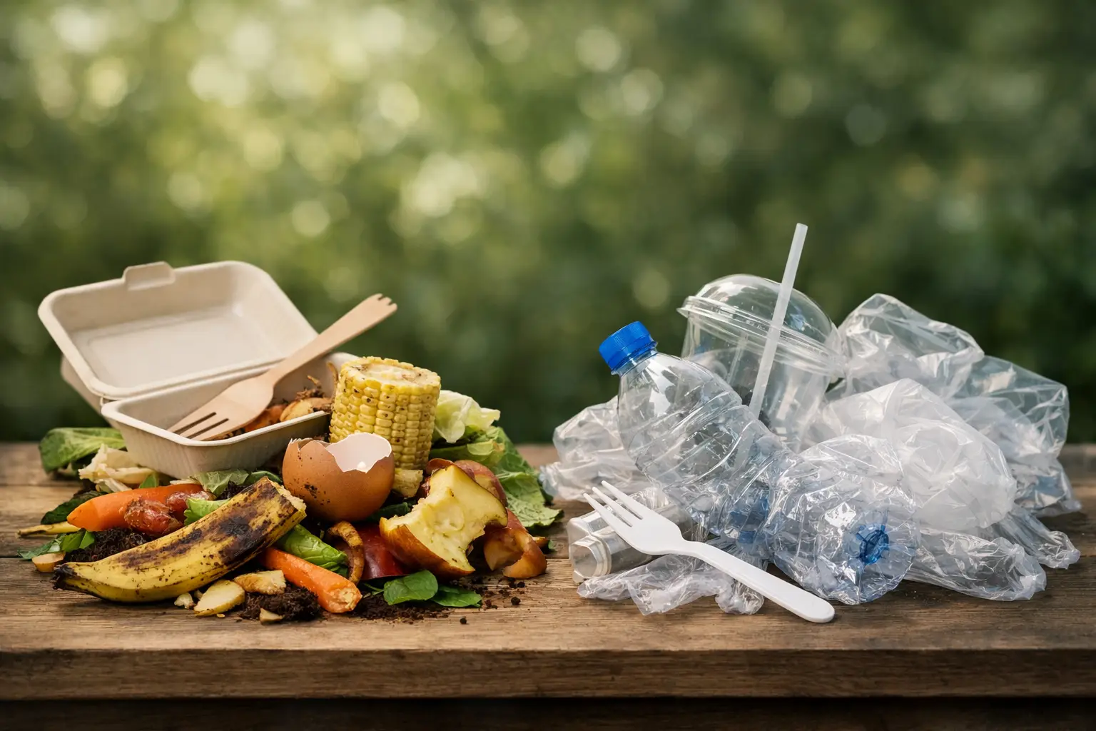 Biodegradables versus plástico: ¿qué residuo queda?